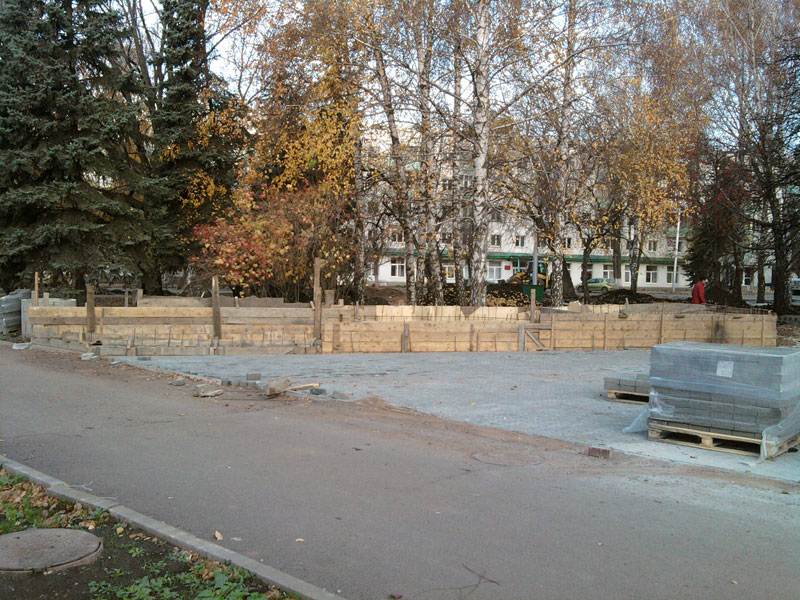 Фонтан в Уфимском сквере